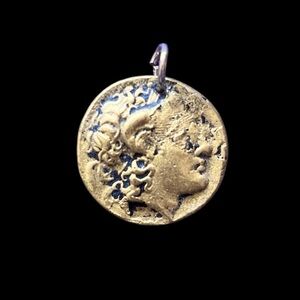 Alexander The Great Ancient Greek Coin Reproduction Pendant